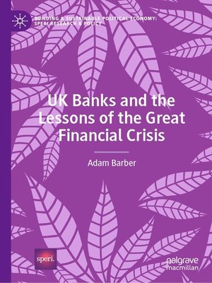 cover image of UK Banks and the Lessons of the Great Financial Crisis